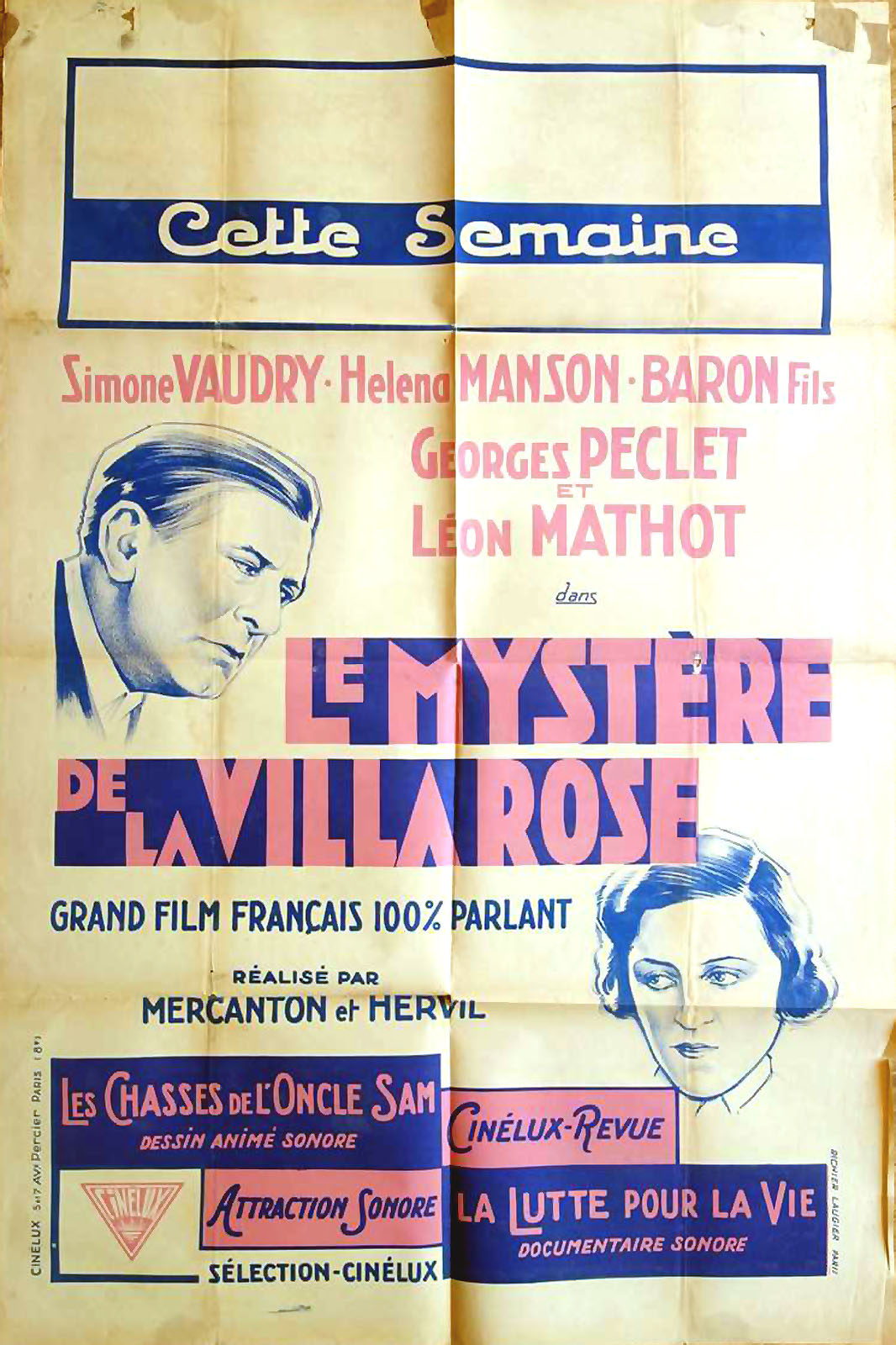 MYSTÈRE DE LA VILLA ROSE, LE